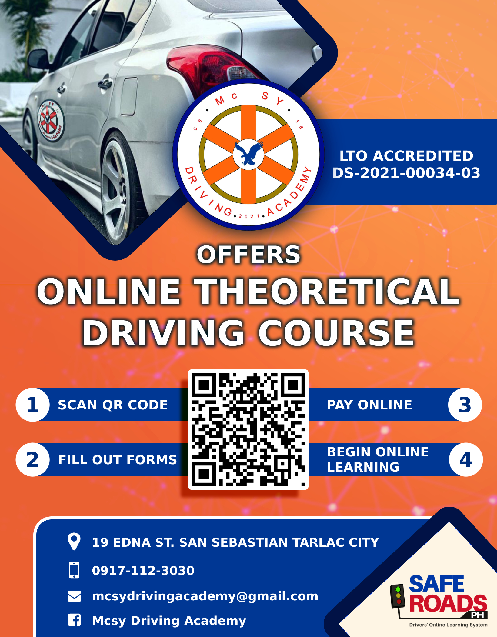 Online Theoretical Driving Course MCSY DRIVING ACADEMY